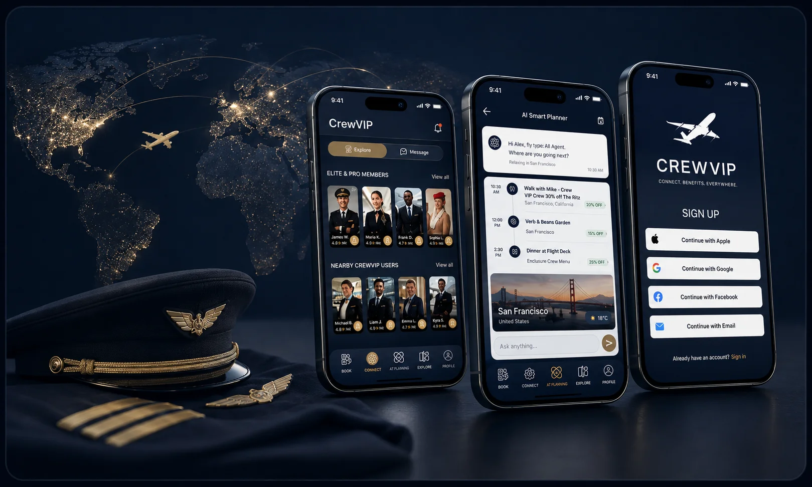 CrewVIP — Flutter-платформа для авіації
